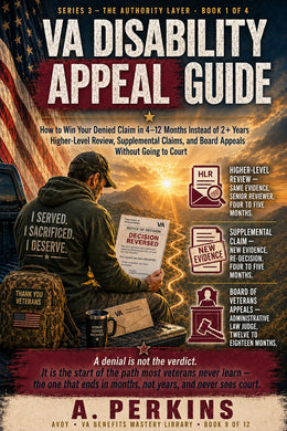 The VA Disability Appeal Guide — Series 3 Bk 1