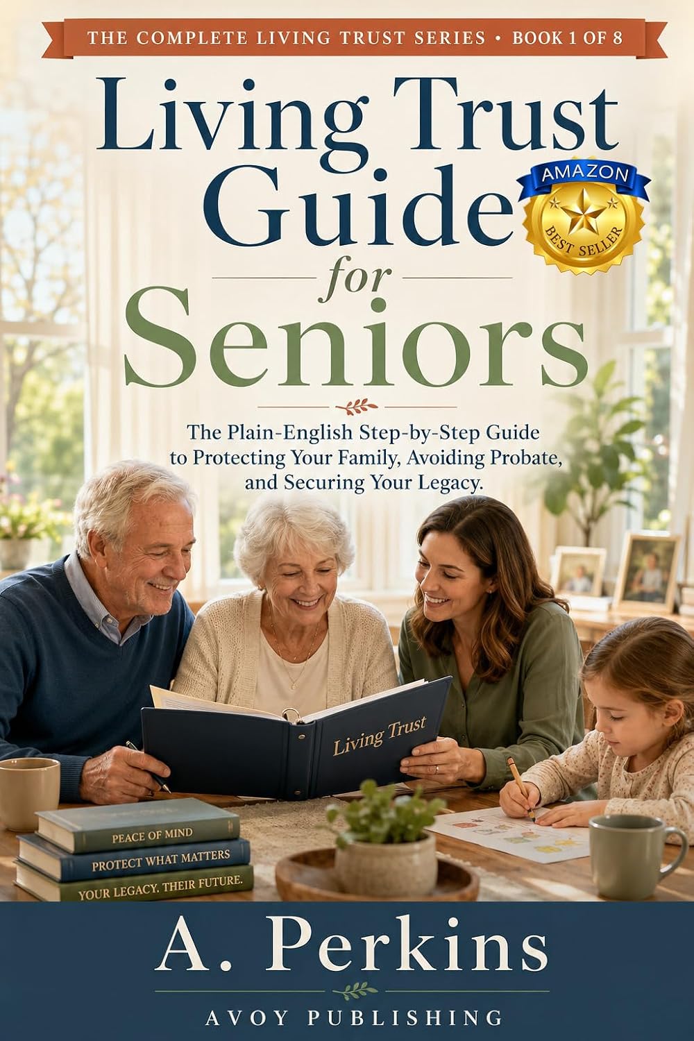 Living Trust Guide for Seniors book cover