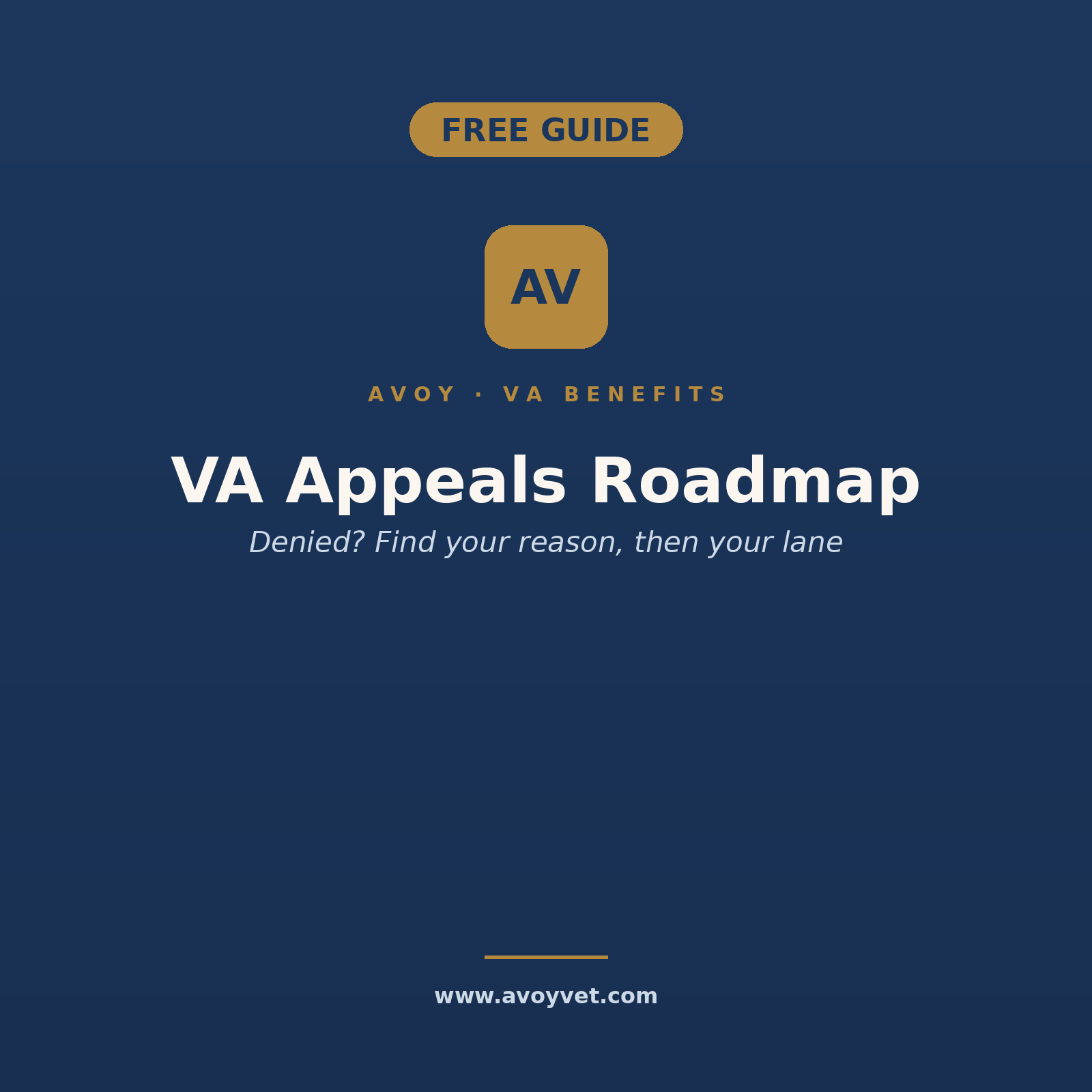 Free VA Appeals Checklist