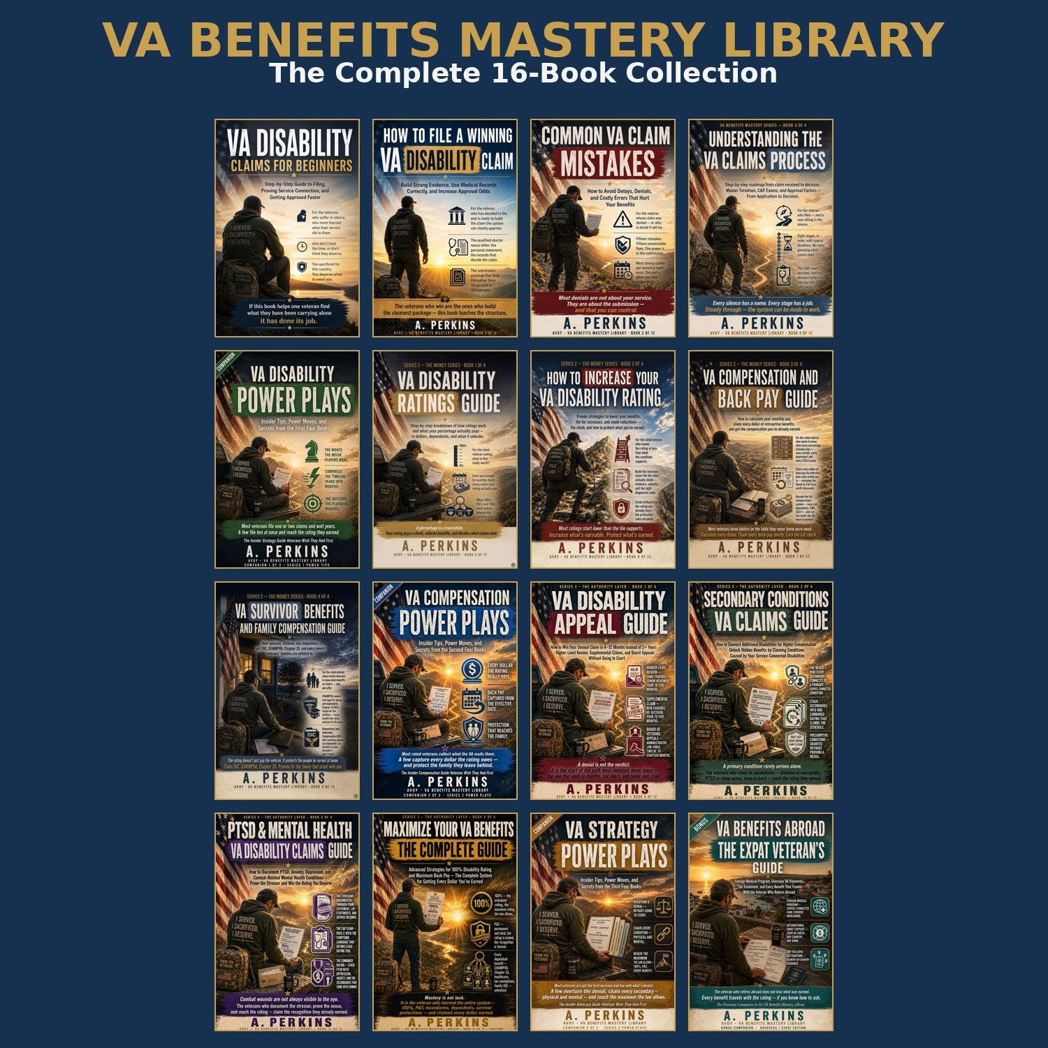 VA Benefits Mastery Library — Complete (All 16 Books) cover