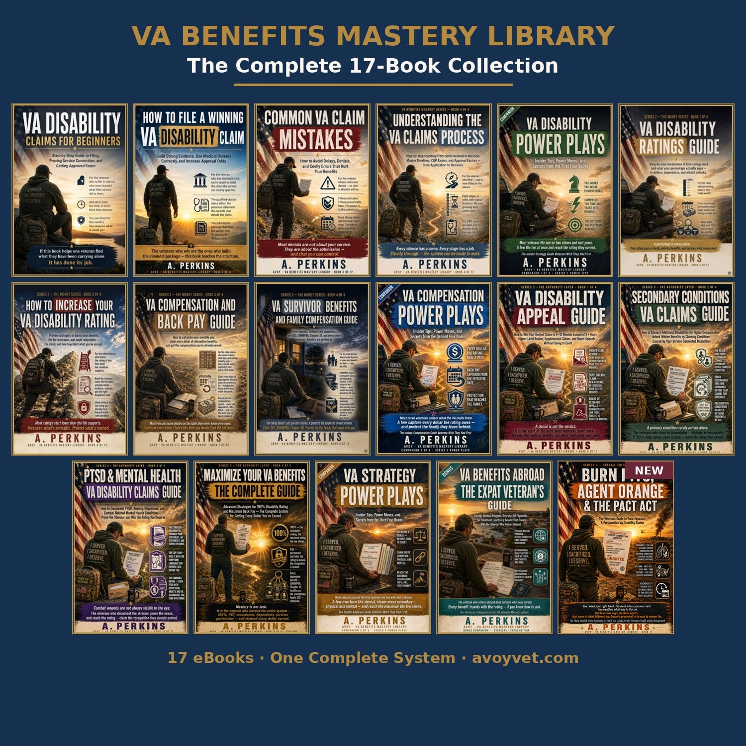 VA Benefits Mastery Library — Complete (All 17 Books) cover