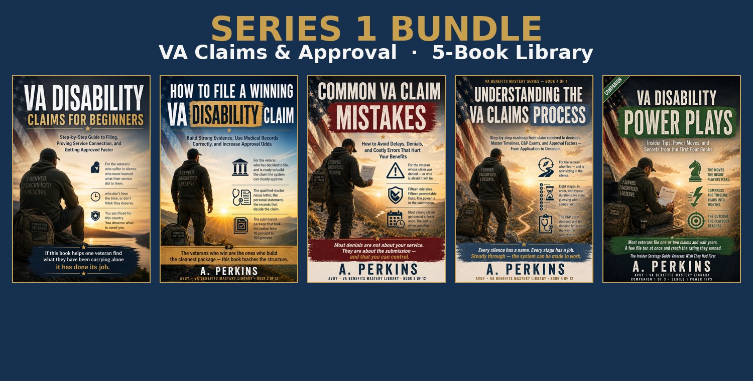 Series 1 Bundle — VA Claims & Approval (5 Books) cover