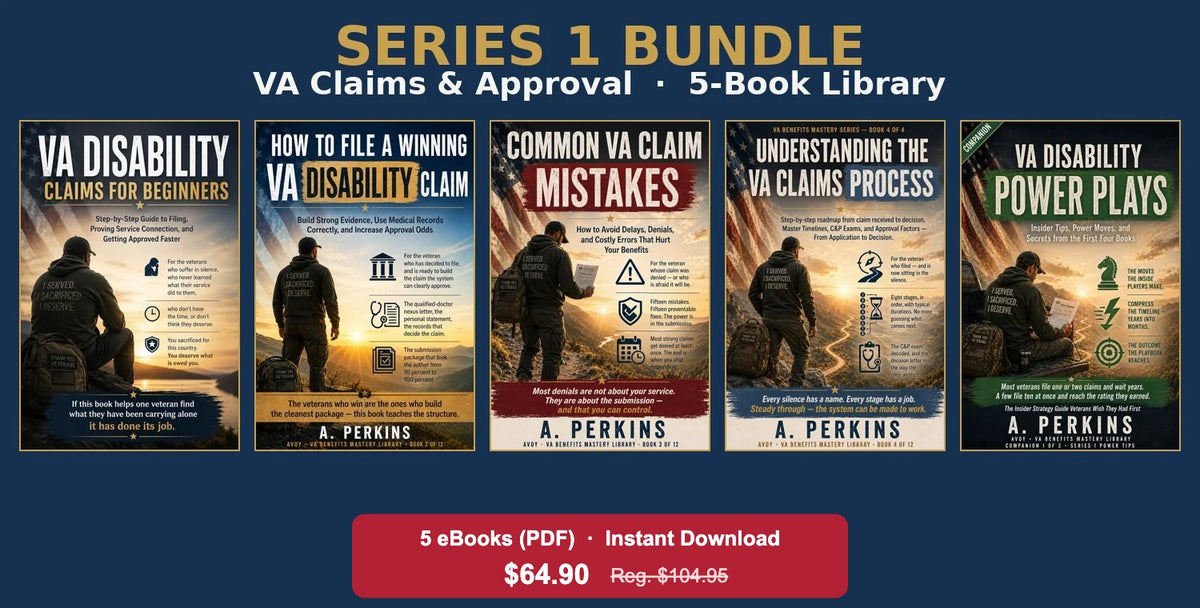 Series 1 Bundle — VA Claims & Approval (5 Books)