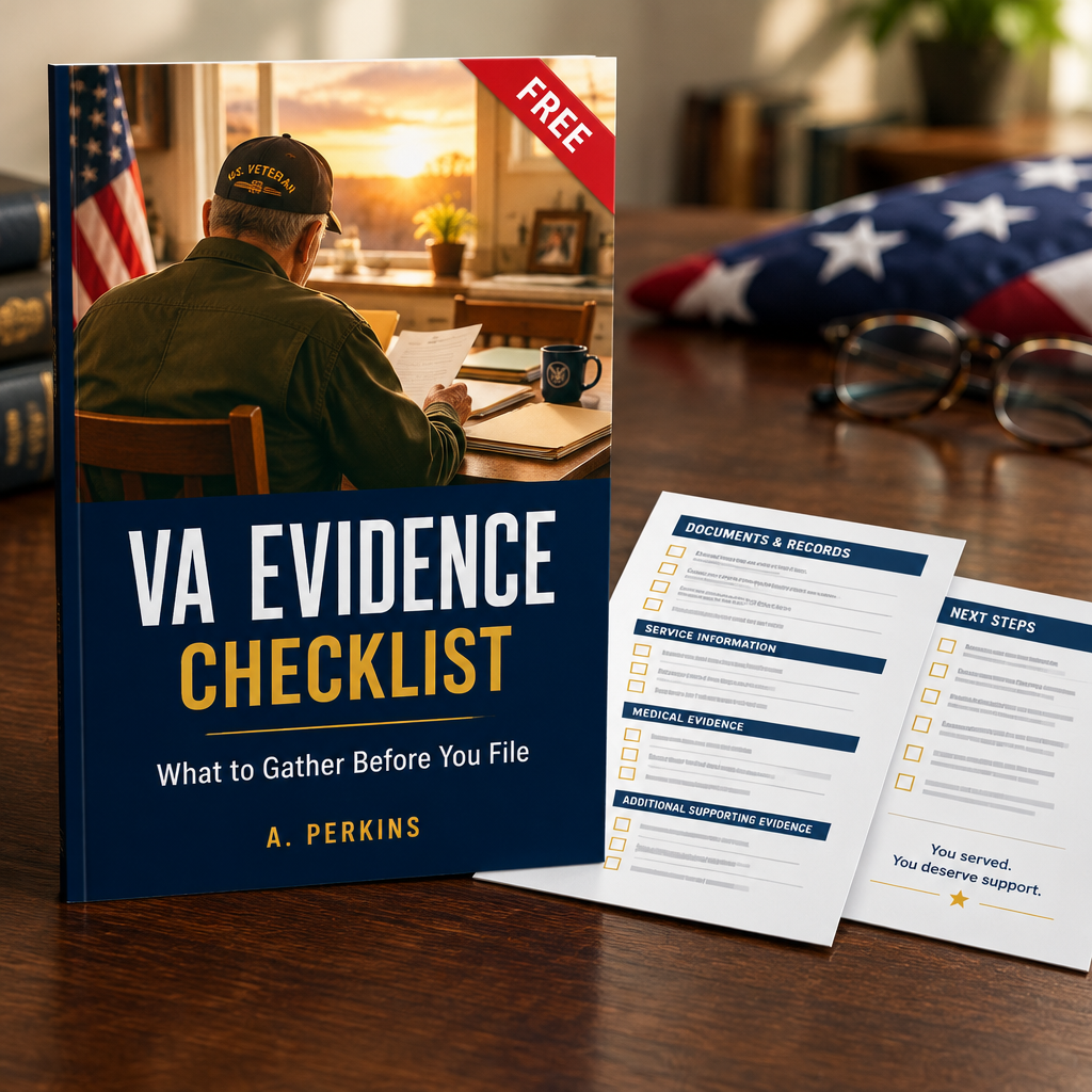 Free VA Evidence Checklist by A. Perkins