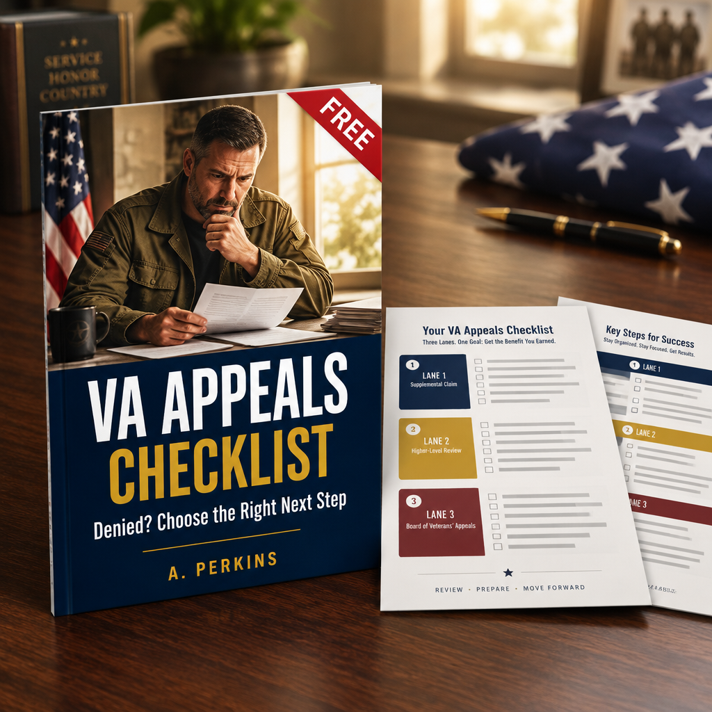 Free VA Appeals Checklist by A. Perkins