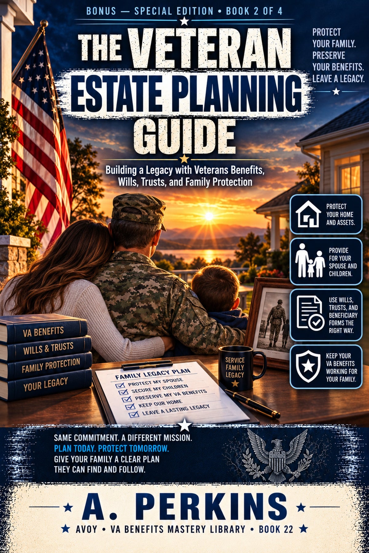 The Veteran Estate Planning Guide by A. Perkins - book cover